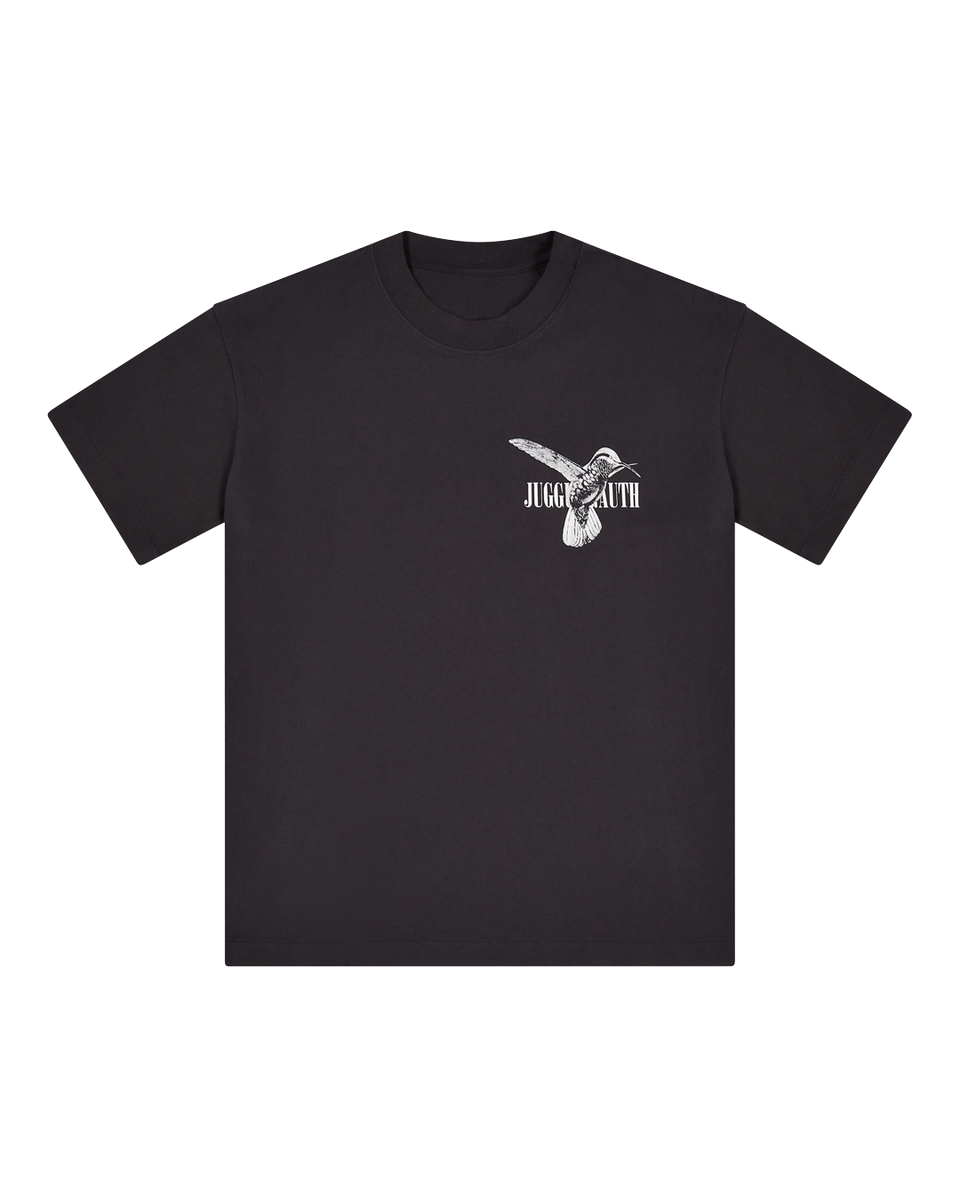 Juggurnauth Hummingbird Oversized T Shirt Black JUGGURNAUTH